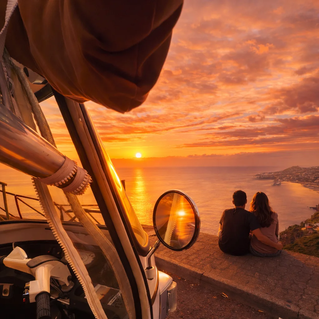 Sunset Tuk Tuk tour in Funchal